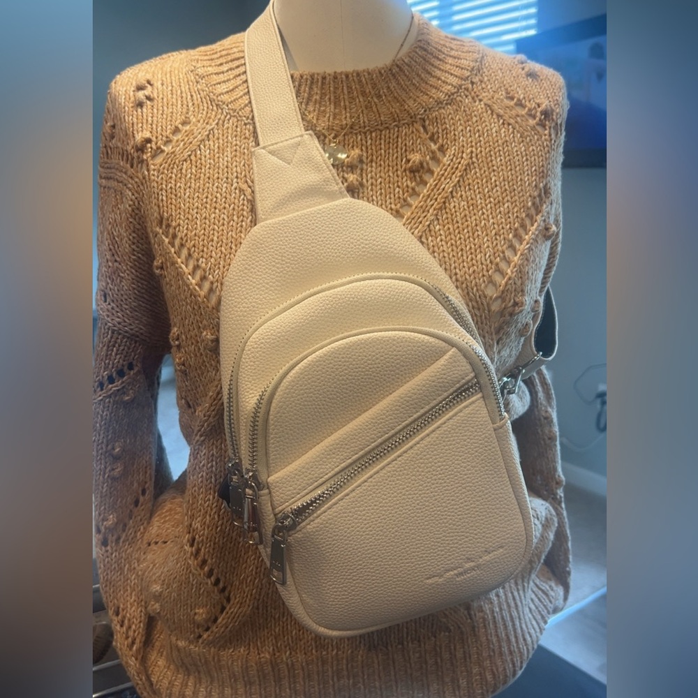 Altar'd State Cream Crossbody Bag